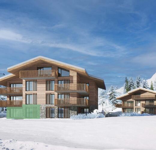 Appartement 4.5 pièces neuf de haut standing au pied des pistes en Résidence Principale avec 2 places de parc incluses
