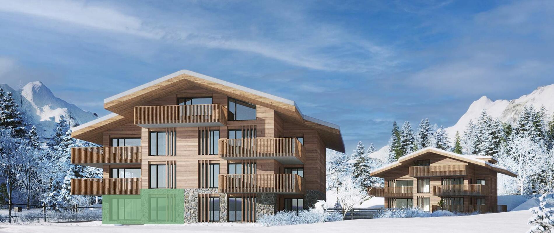 Appartement 4.5 pièces neuf de haut standing au pied des pistes en Résidence Principale avec 2 places de parc incluses